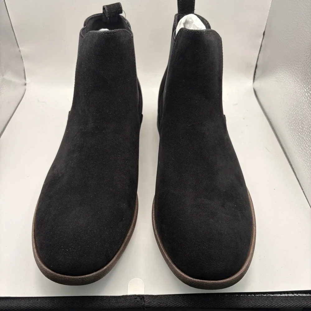 Jousen Mens Chelsea Boots Black Suede AMY650A Ankle Boots Size 11 US 45 EUR